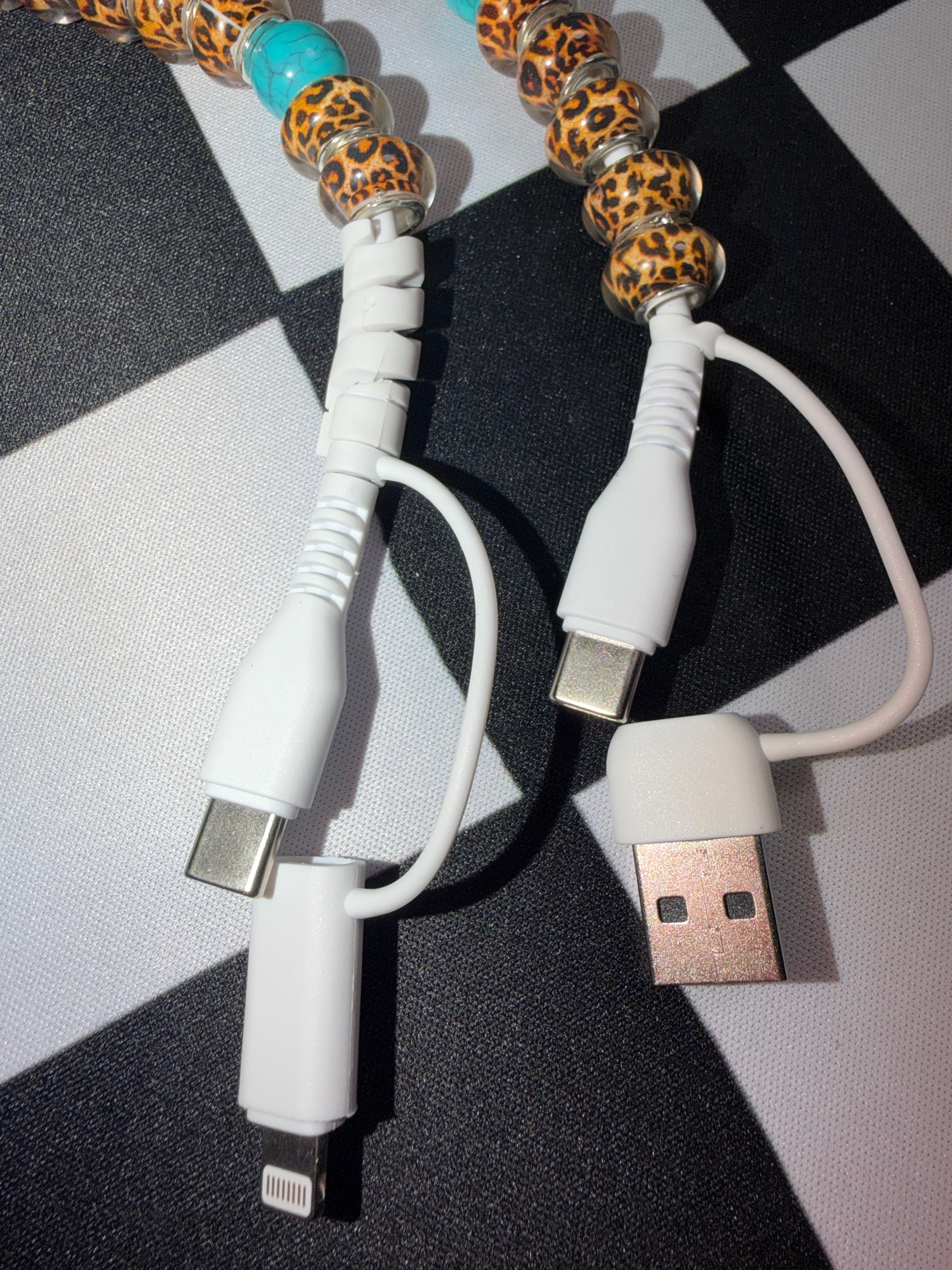 Beaded IPhone/Android Charger