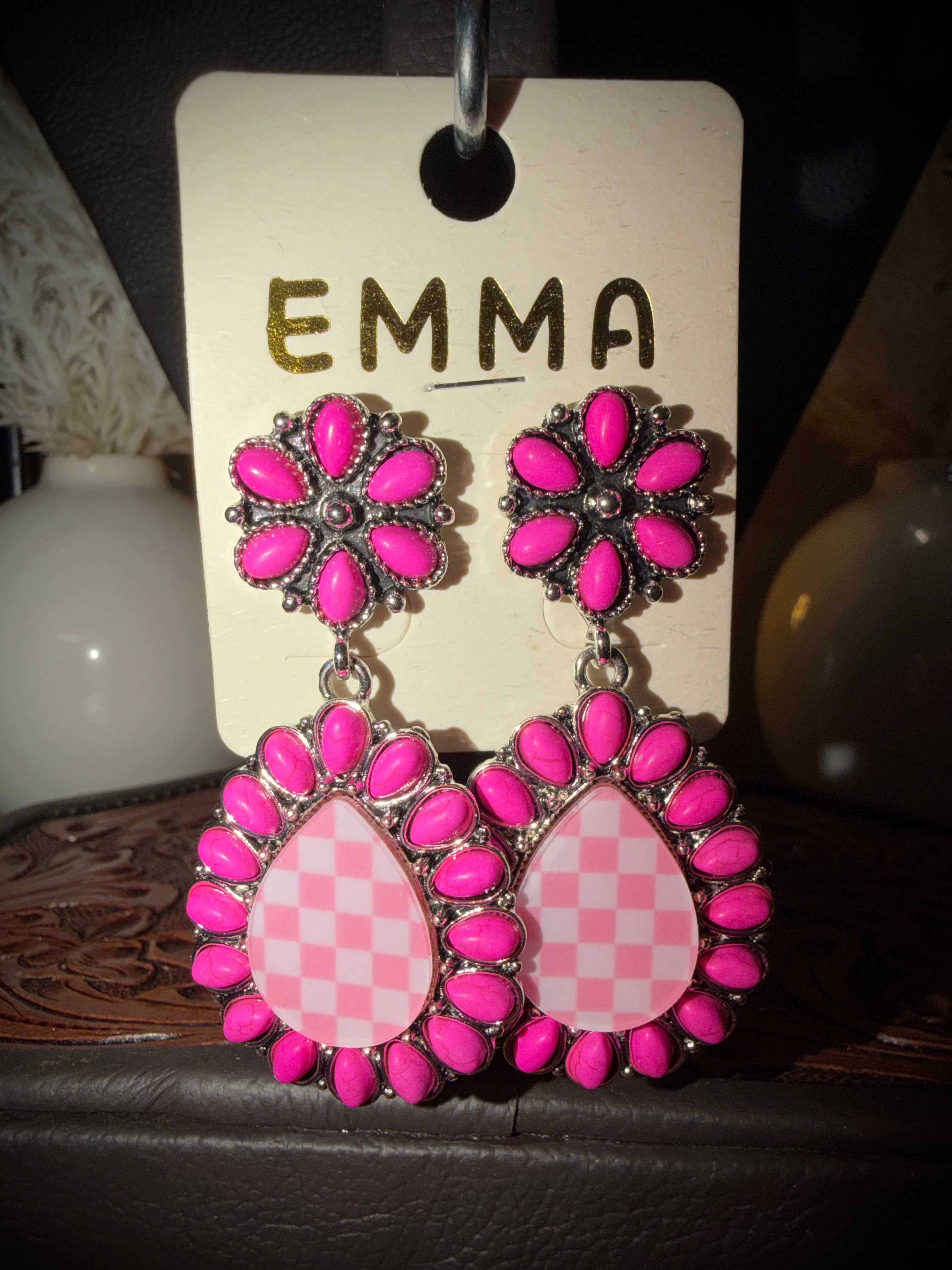Checkered Earrings