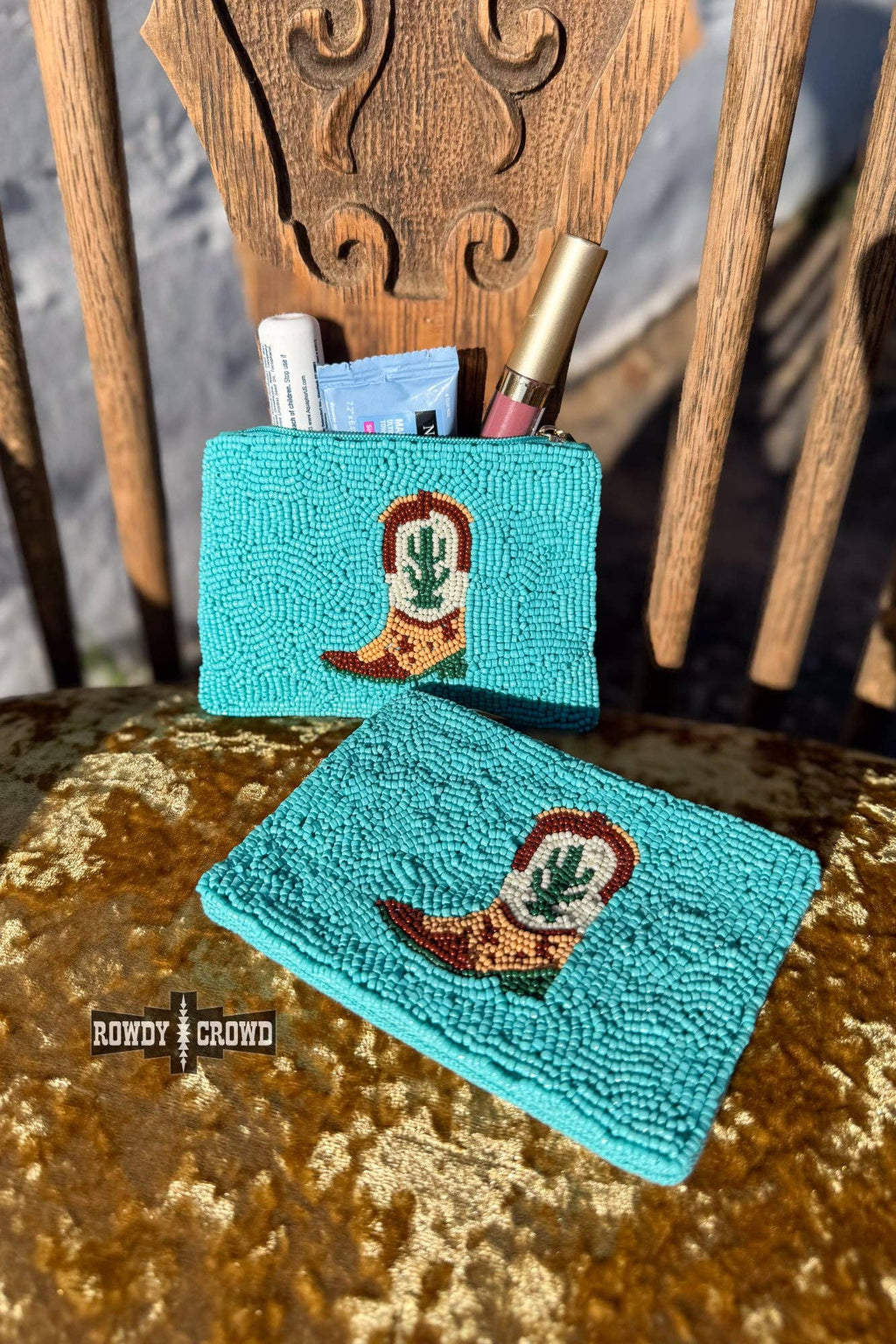 Hey Cowboy Cosmetic Bag