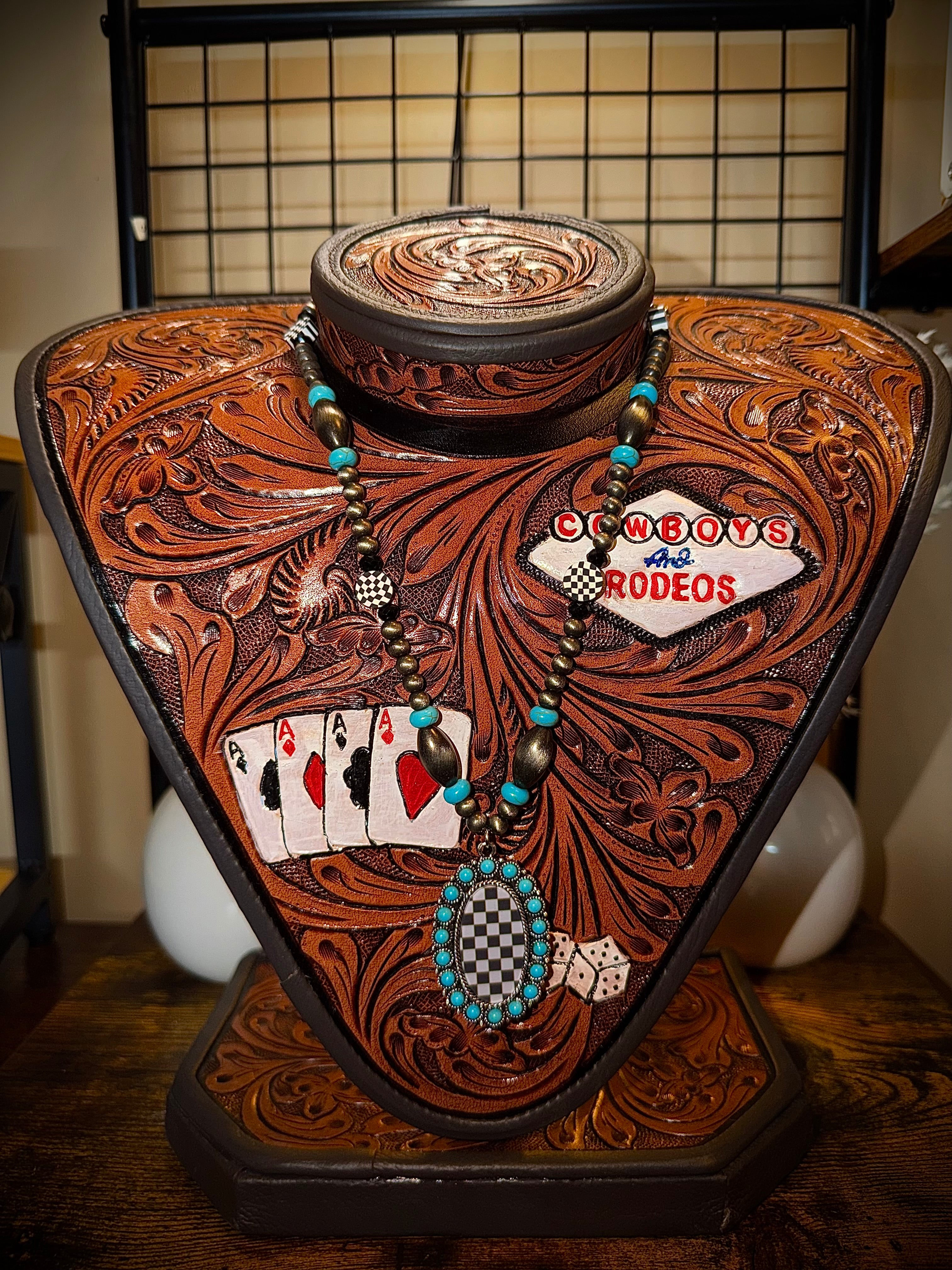 Checkered Navajo Necklace