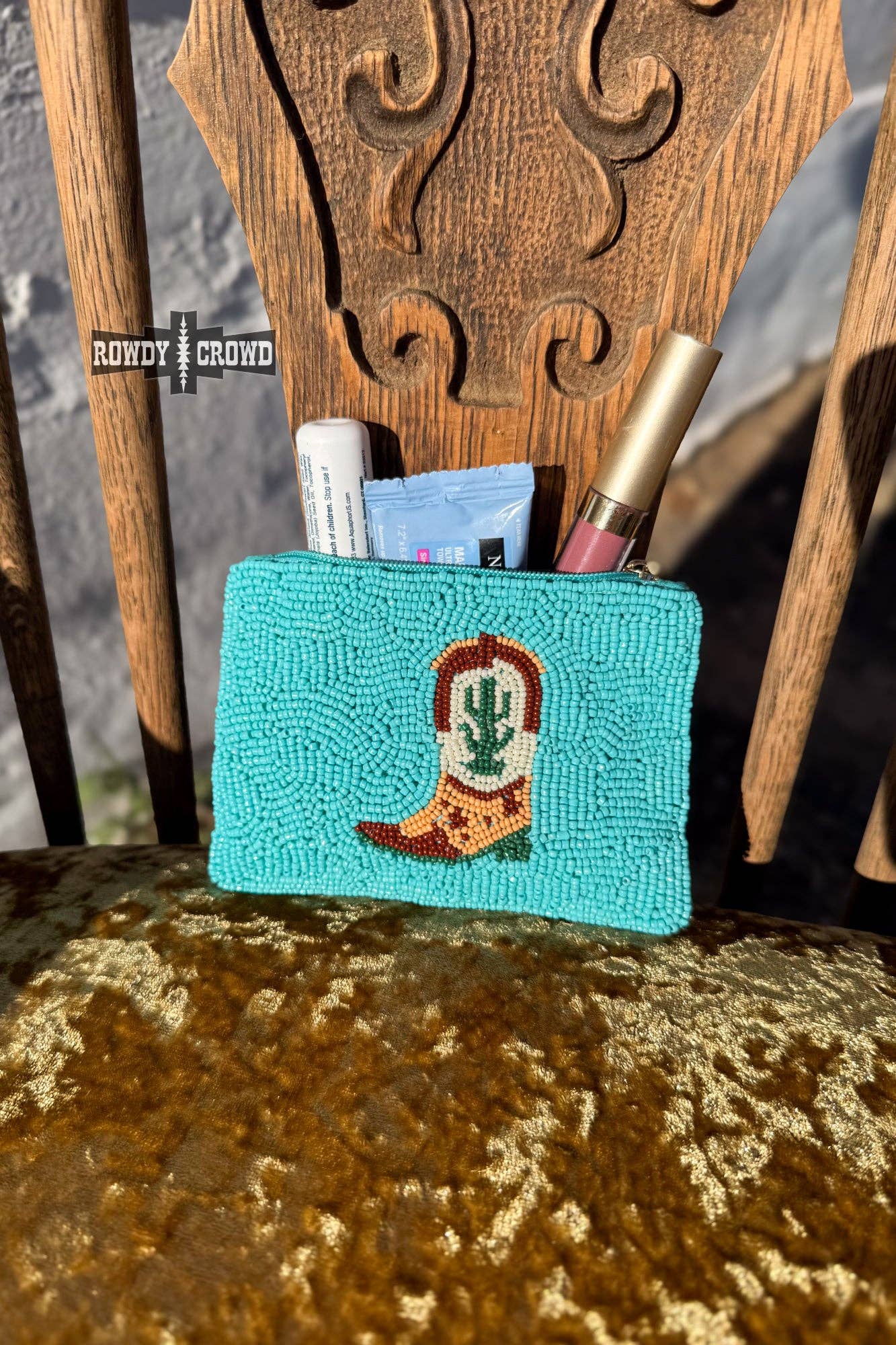 Hey Cowboy Cosmetic Bag