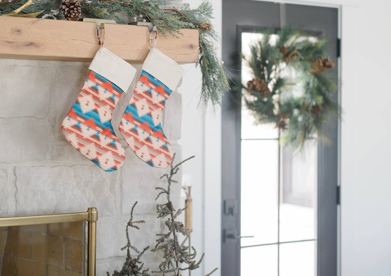 Aztec Christmas Stocking